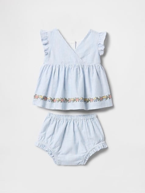 Baby Ruffle Bubble Outfit Set