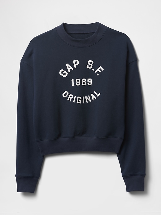 Image number 4 showing, Heavyweight French Terry Cropped Sweatshirt