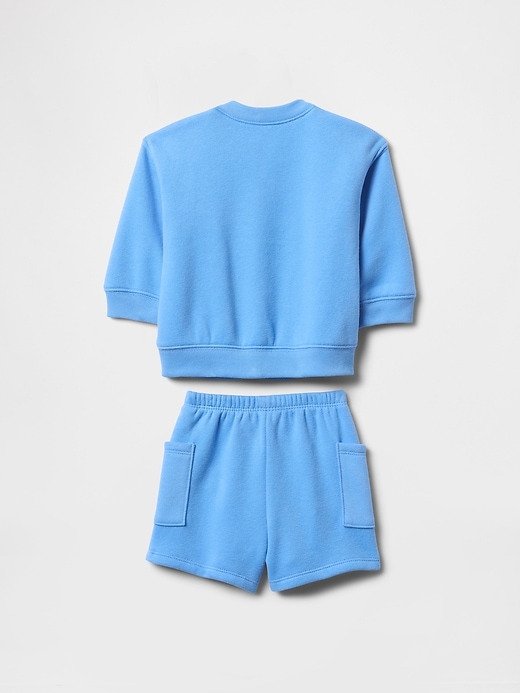 Image number 2 showing, Baby VintageSoft Logo Sweat Set