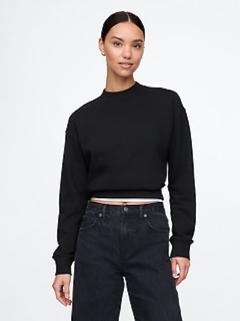 Heavyweight French Terry Crop Sweatshirt
