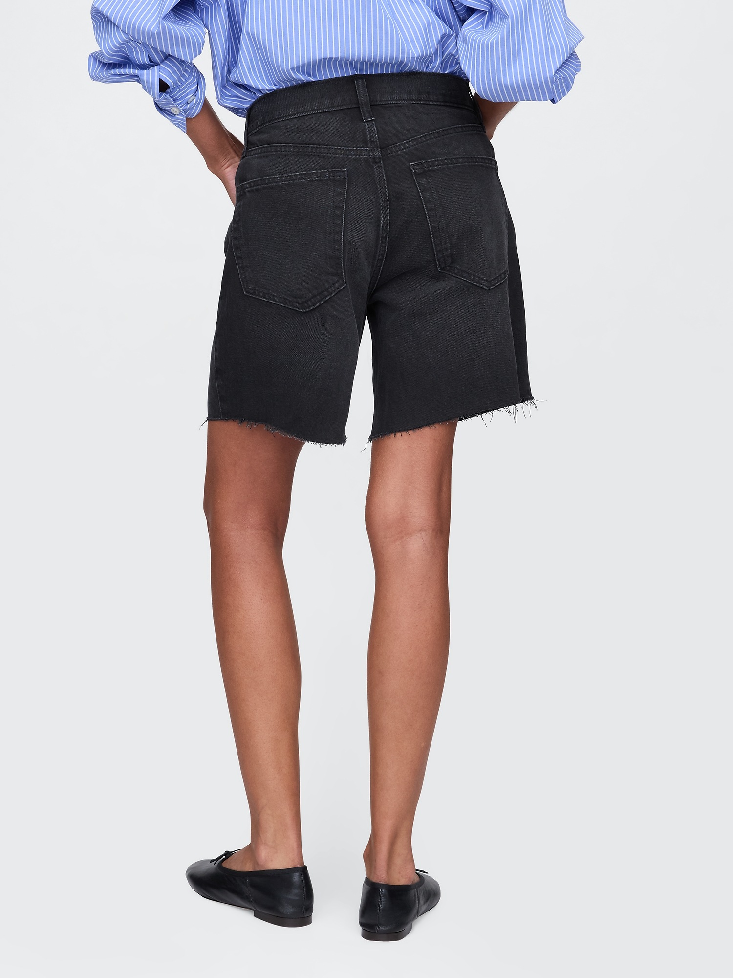 Bermuda Short Gap - Taille 2 Petites - Bleu Uni Avec Poches - Neuf Avec étiquettes