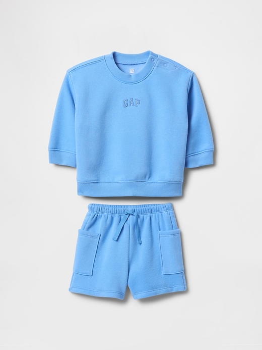 Image number 1 showing, Baby VintageSoft Logo Sweat Set