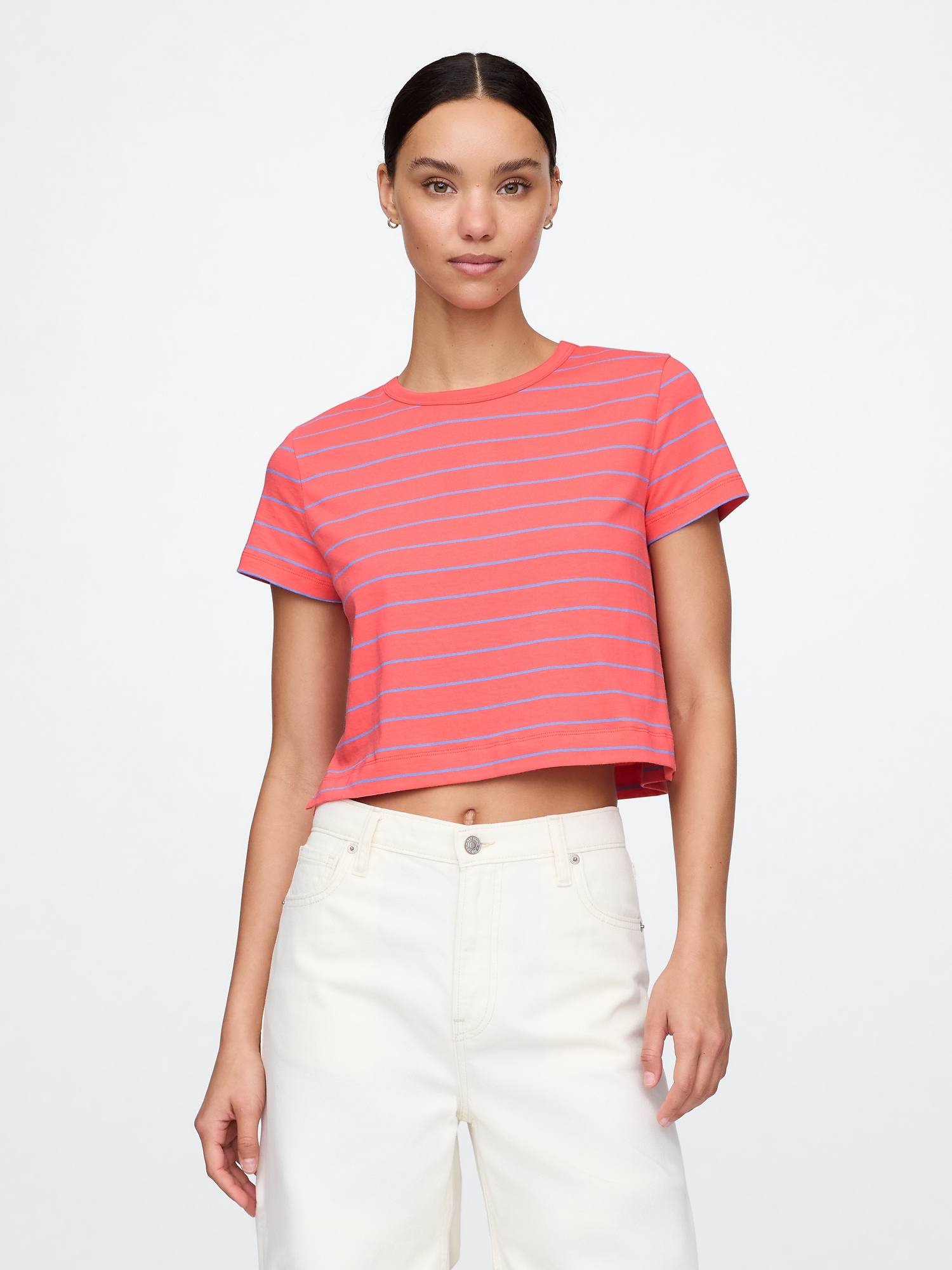 Organic Cotton VintageSoft Cropped T-Shirt