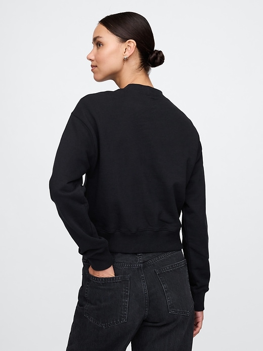 Image number 2 showing, Heavyweight French Terry Cropped Sweatshirt