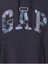 Patchwork Logo Hoodie