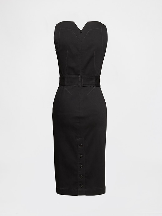 Image number 7 showing, GapStudio Seamed Denim Dress