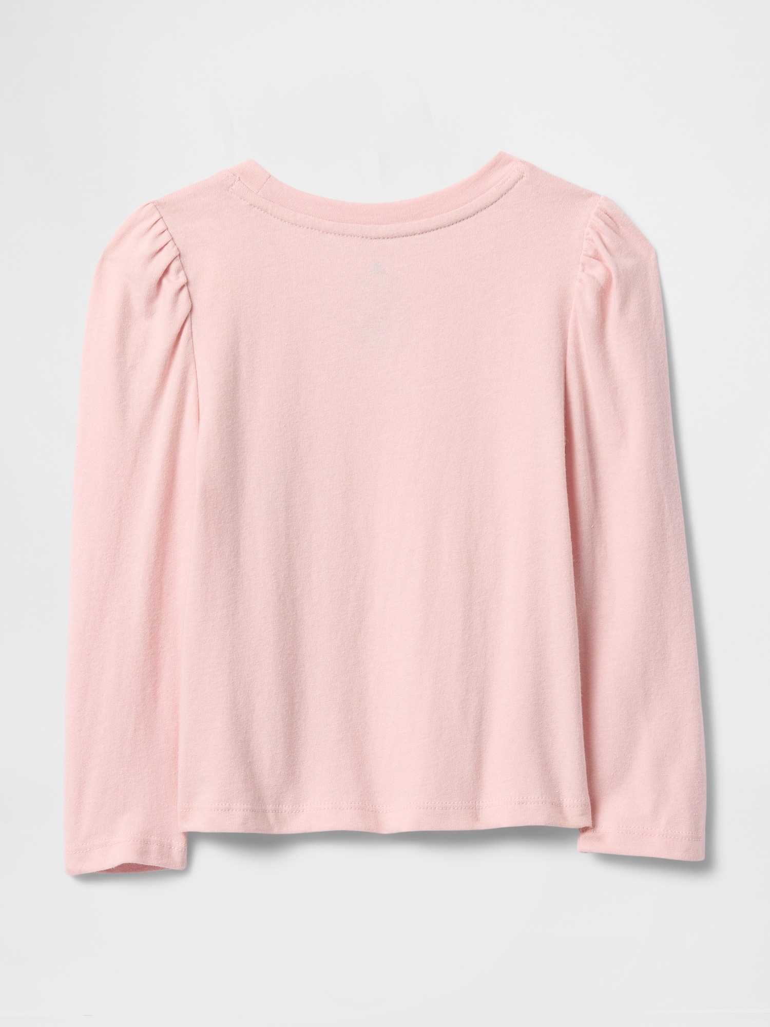 Футболка Gap Mix & Match Puff-Sleeve T-Shirt для малышей, цвет: Розовый — фото 2