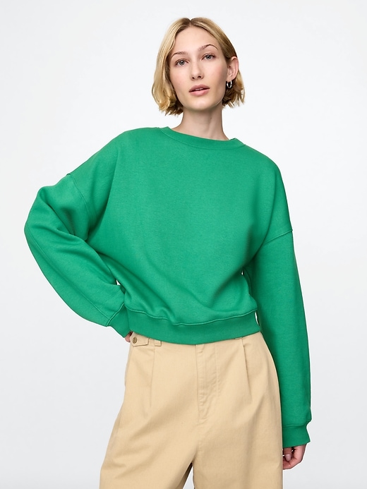 Image number 1 showing, VintageSoft Wedge Crewneck Sweatshirt