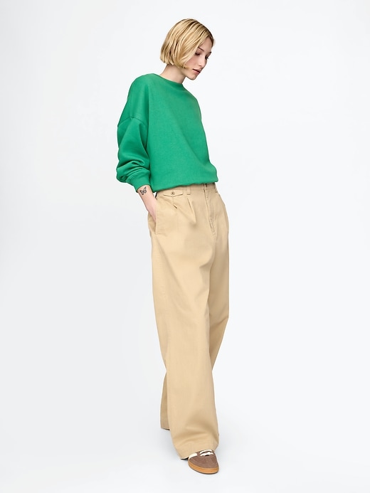 Image number 2 showing, VintageSoft Wedge Crewneck Sweatshirt