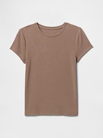【 】 Modern Rib リブ クロップド Tシャツ Modern Rib T-Shirt | Gap