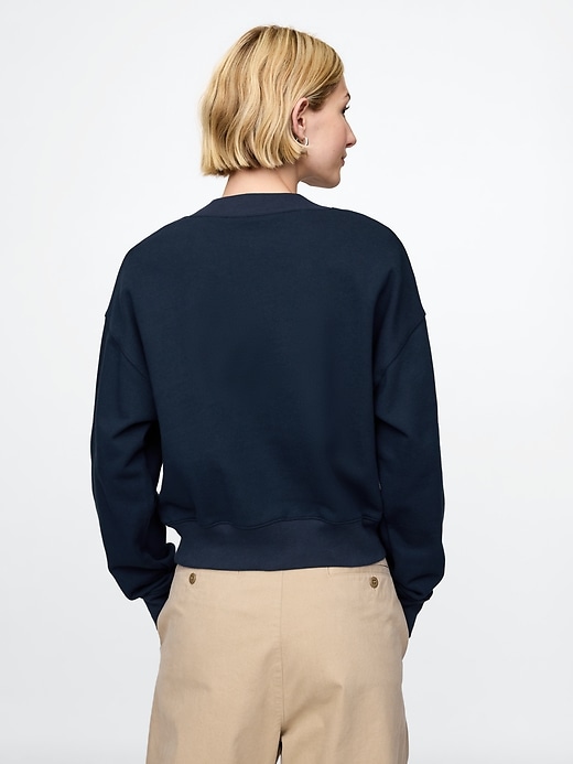 Image number 2 showing, Heavyweight French Terry Cropped Sweatshirt
