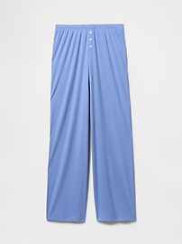 Mini Rib Wide-Leg PJ Pants