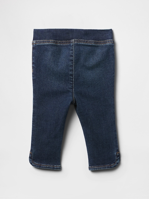 Image number 2 showing, Baby & Toddler Denim Capri Jeggings