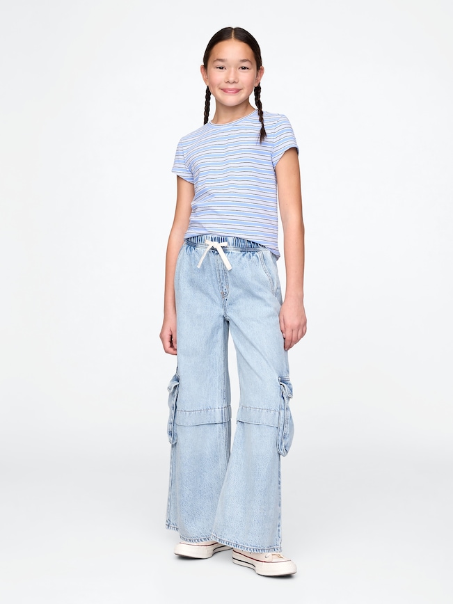 Kids UltraSoft Baggy Cargo Jeans