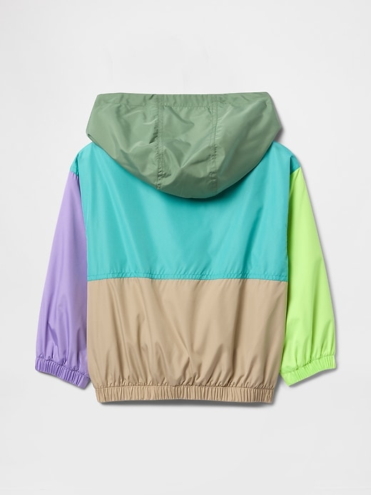 Image number 2 showing, Baby & Toddler Jersey-Lined Colorblock Windbreaker