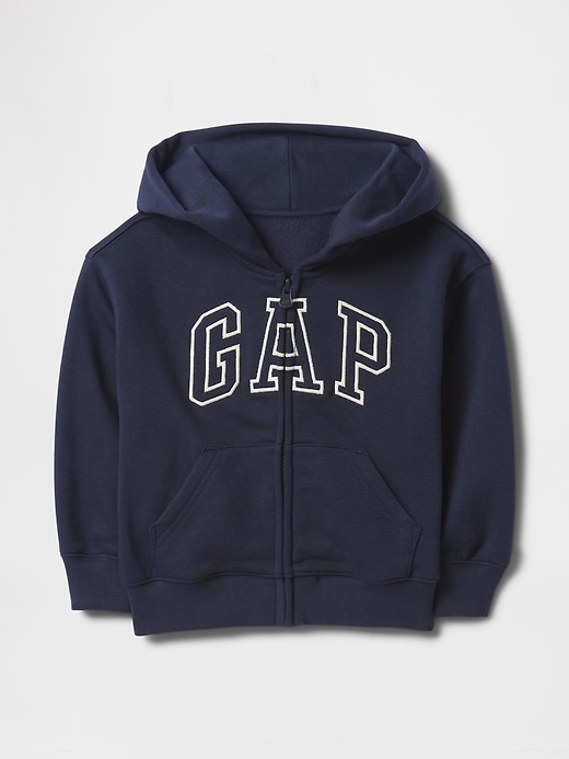 Image number 1 showing, Baby & Toddler VintageSoft Zip Logo Hoodie