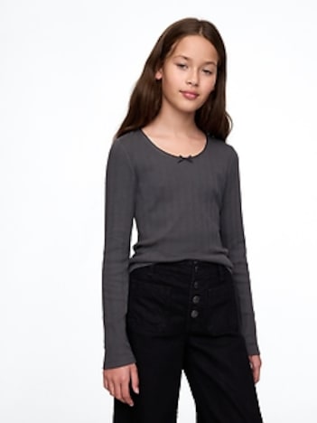 Kids Pointelle T-Shirt