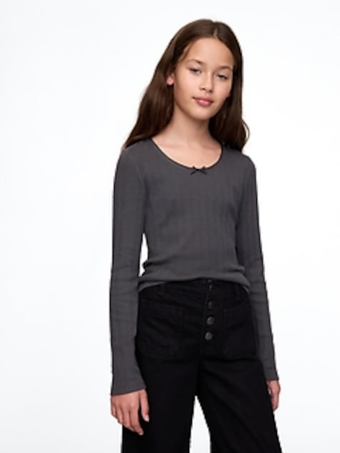 Kids Pointelle T-Shirt