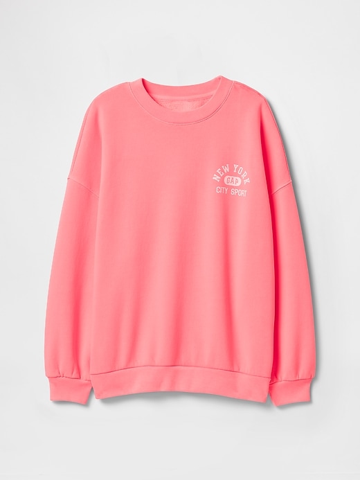 Image number 2 showing, Kids VintageSoft NYC Logo Tunic Sweatshirt