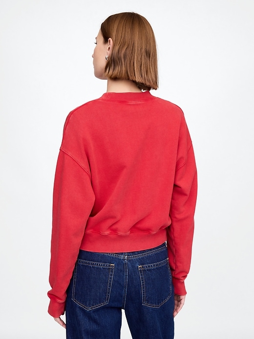 Image number 2 showing, Heavyweight French Terry Cropped Sweatshirt