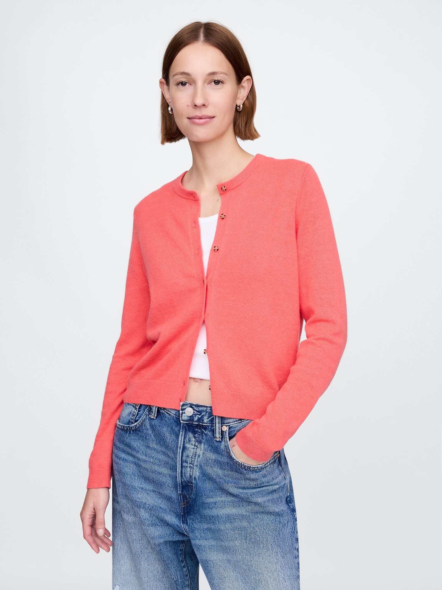 CashSoft Cardigan - Pink