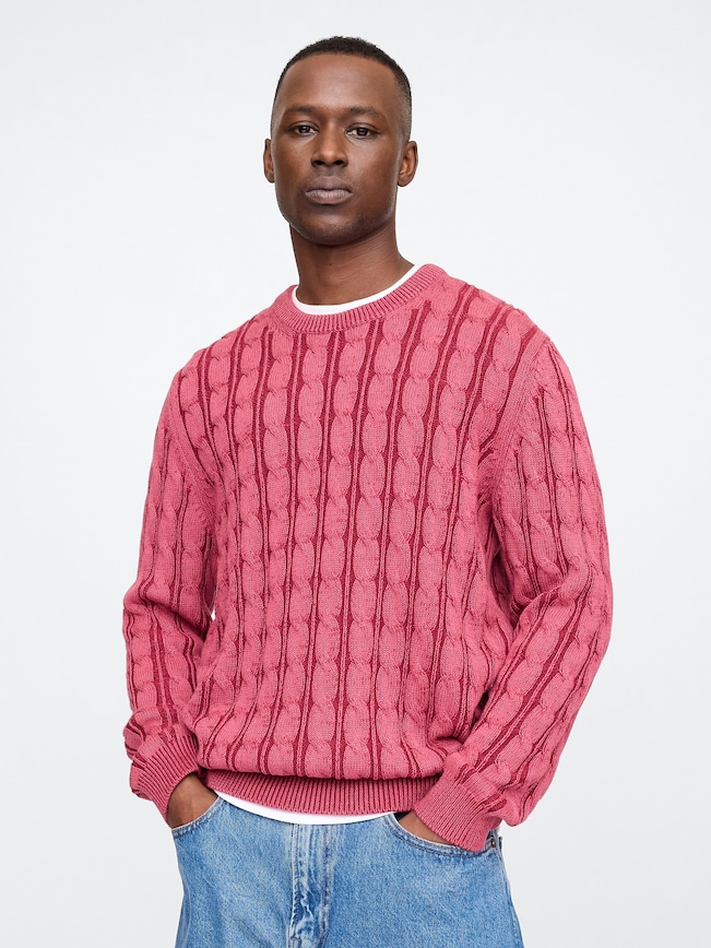 Classic Cable-Knit Sweater