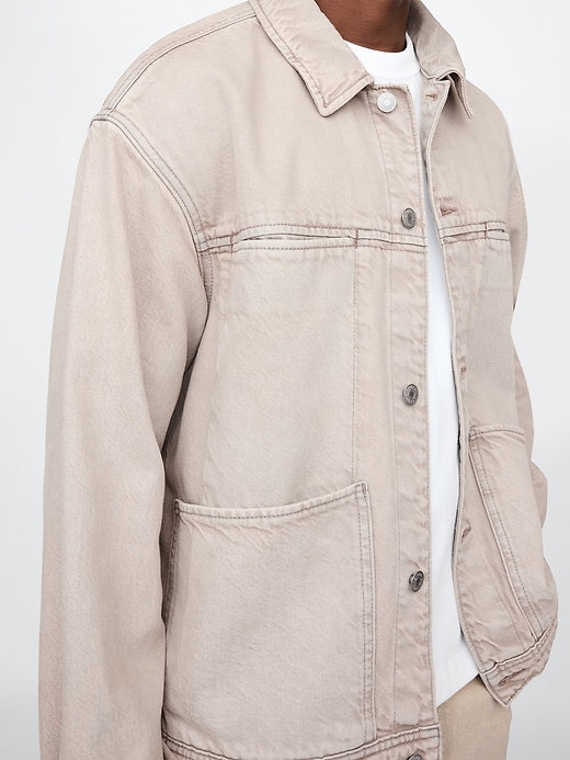 Image number 4 showing, UltraSoft Boxy Icon Denim Jacket