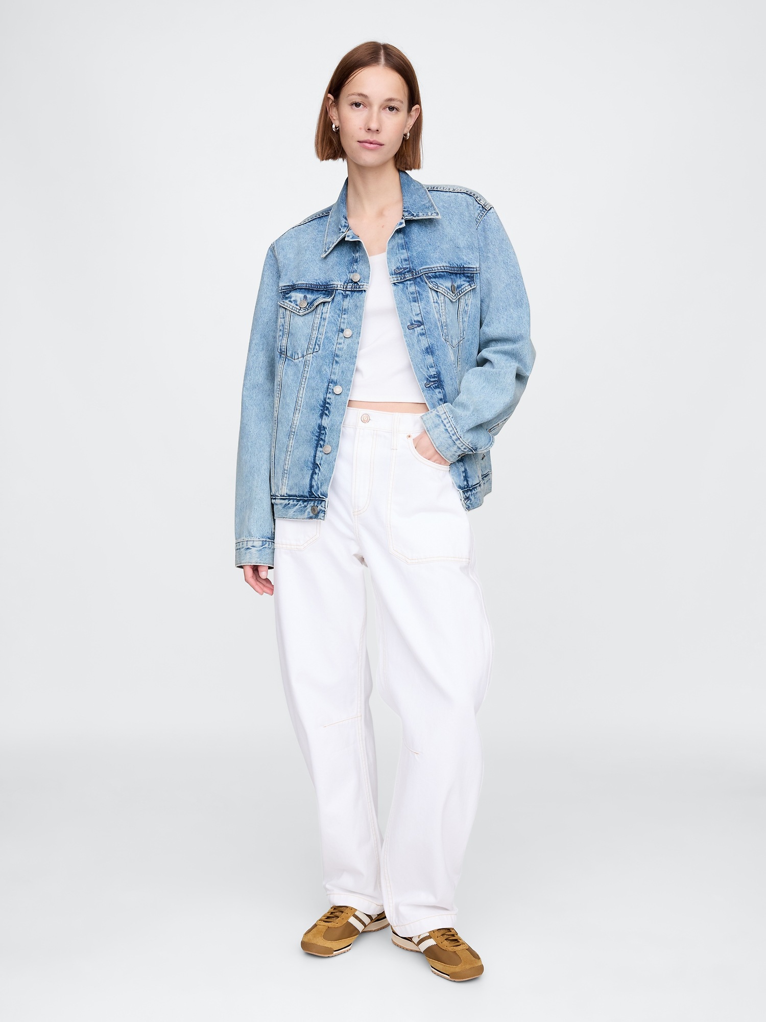 Мужские куртки Gap Classic Icon Denim Jacket — фото 5