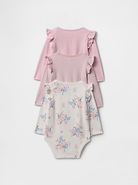 Baby First Favorites TinyRib Bodysuit (3-Pack)