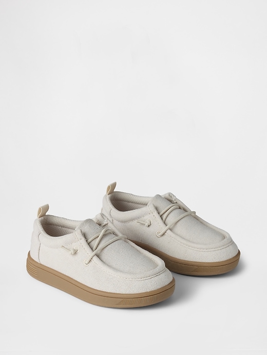 Image number 2 showing, Baby & Toddler Chambray Moc Sneakers