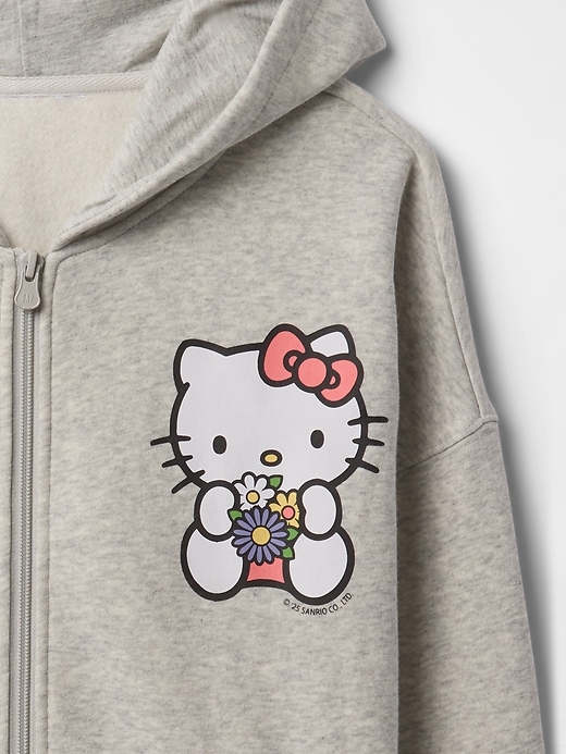 Image number 5 showing, Kids VintageSoft Hello Kitty Zip Hoodie