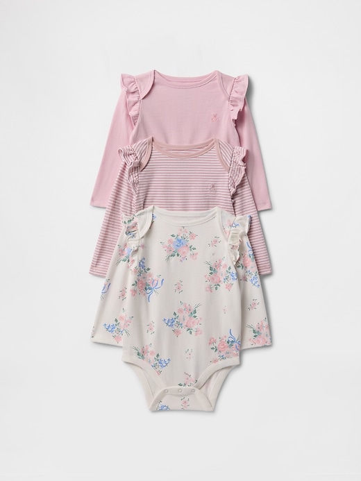 Image number 1 showing, Baby First Favorites Organic Cotton Bodysuit (3-Pack)