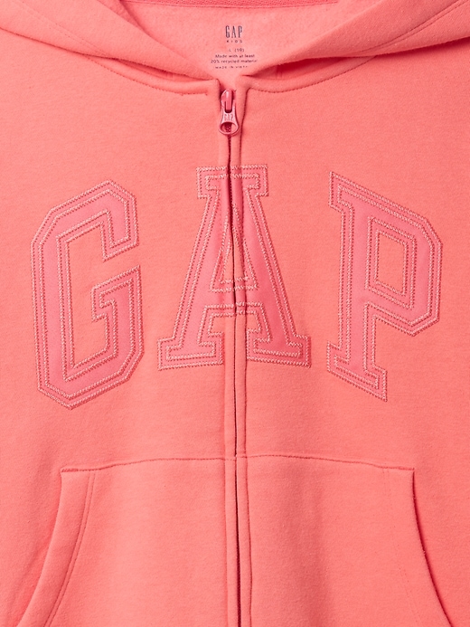 Image number 5 showing, Kids VintageSoft Logo Zip Hoodie