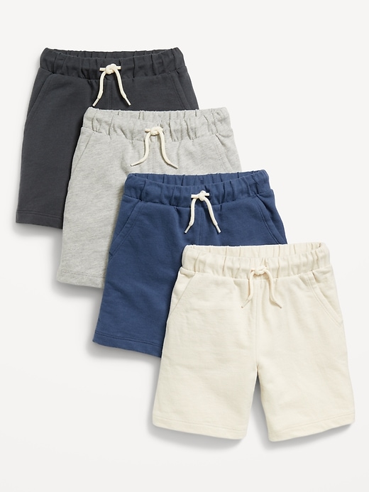 French-Terry Jogger Shorts 4-Pack for Toddler Boys