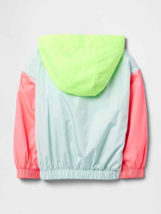 Image number 3 showing, Baby & Toddler Recycled Colorblock Windbreaker