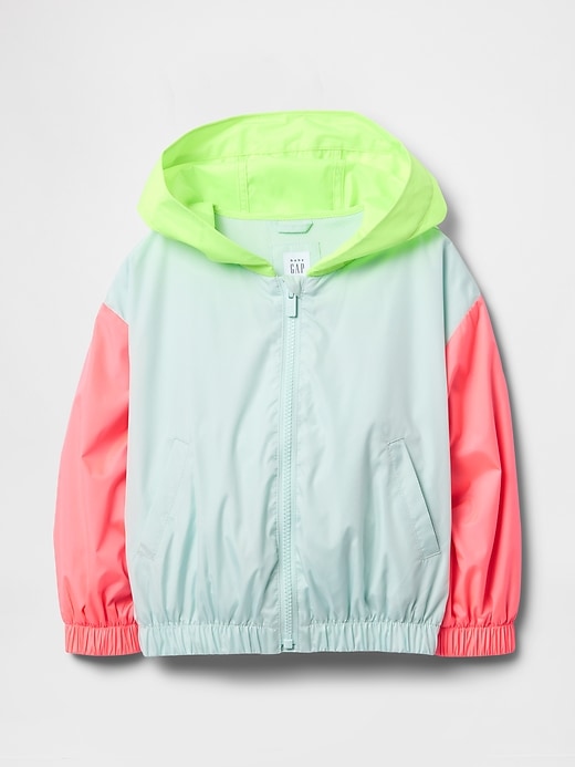 Image number 2 showing, Baby & Toddler Recycled Colorblock Windbreaker