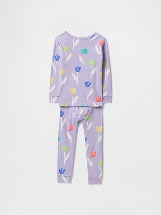 Image number 2 showing, Baby & Toddler Organic Brushed Cotton PJ Set