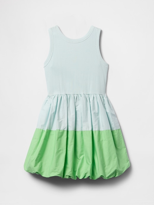 Image number 2 showing, Kids Mixed Media Bubble Dress