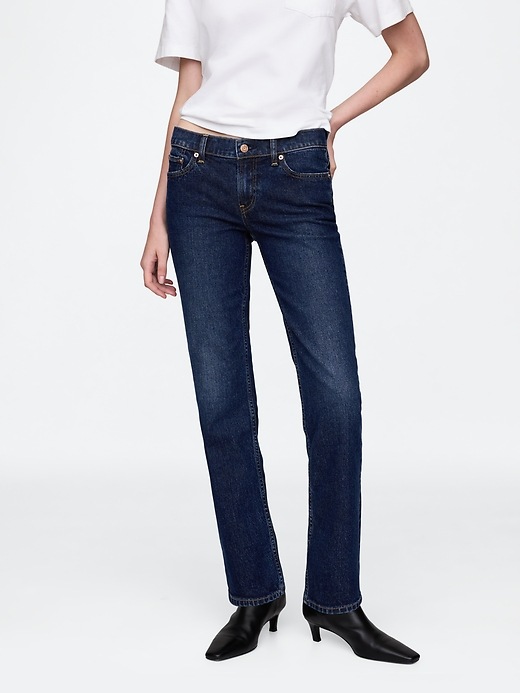 Low Rise &#39;90s Straight Jeans