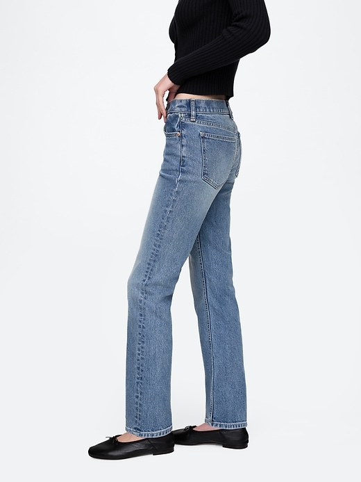 Image number 3 showing, Low Rise '90s Straight Jeans