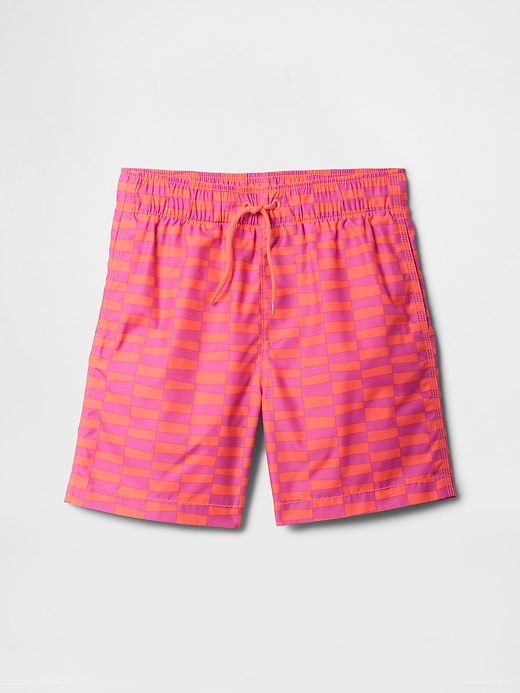 Image number 1 showing, Kids 5" Recycled Swim Trunks