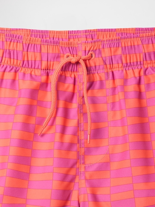 Image number 3 showing, Kids 5" Recycled Swim Trunks