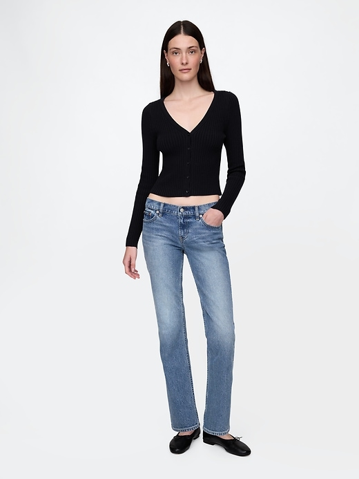 Image number 1 showing, Low Rise '90s Straight Jeans