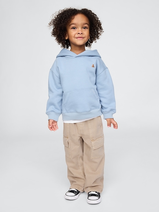 Image number 1 showing, Baby & Toddler UltraSoft Pull-On Baggy Cargo Jeans