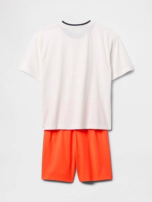 Image number 2 showing, Gap × Disney Kids Recycled PJ Shorts Set