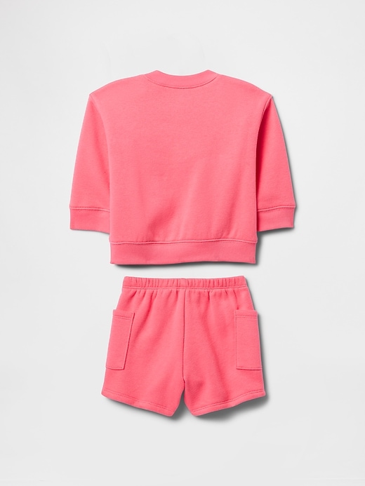 Image number 2 showing, Baby VintageSoft Logo Sweat Set