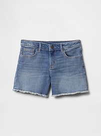 Kids Denim Midi Shorts