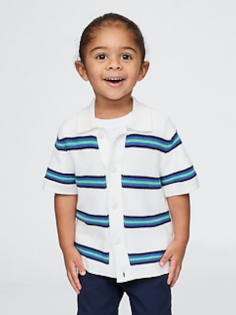 Baby & Toddler Crochet Cabana Shirt