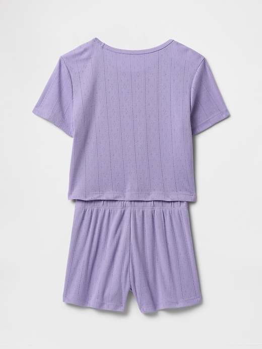 Image number 2 showing, Kids Recycled PJ Short Set