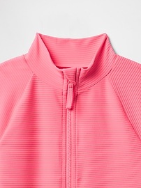 Kids Zip Swim Rash Guard
